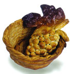 pains décorés à la farine de seigle